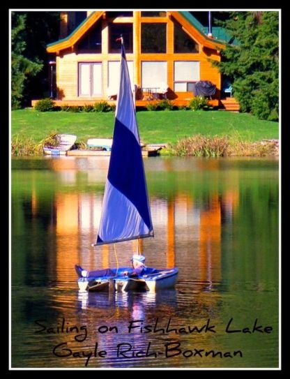 Sailing on Fishhawk Lake-Photo by Gayle Rich-Boxman